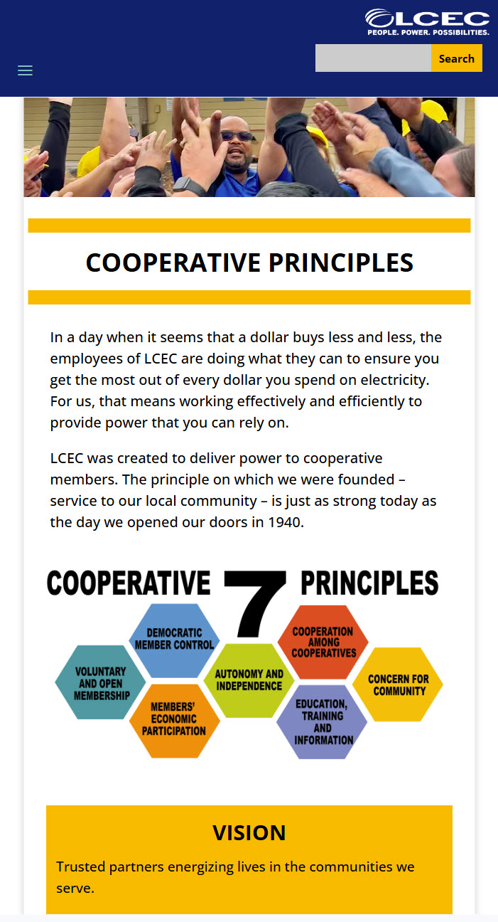 Lee County Electric Cooperative mobile