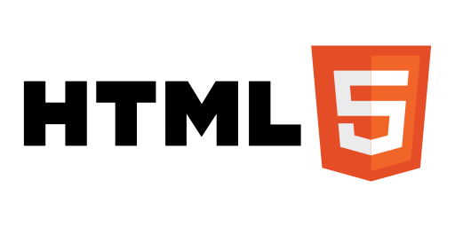HTML5 horizontal logo HTML5 horizontal logo