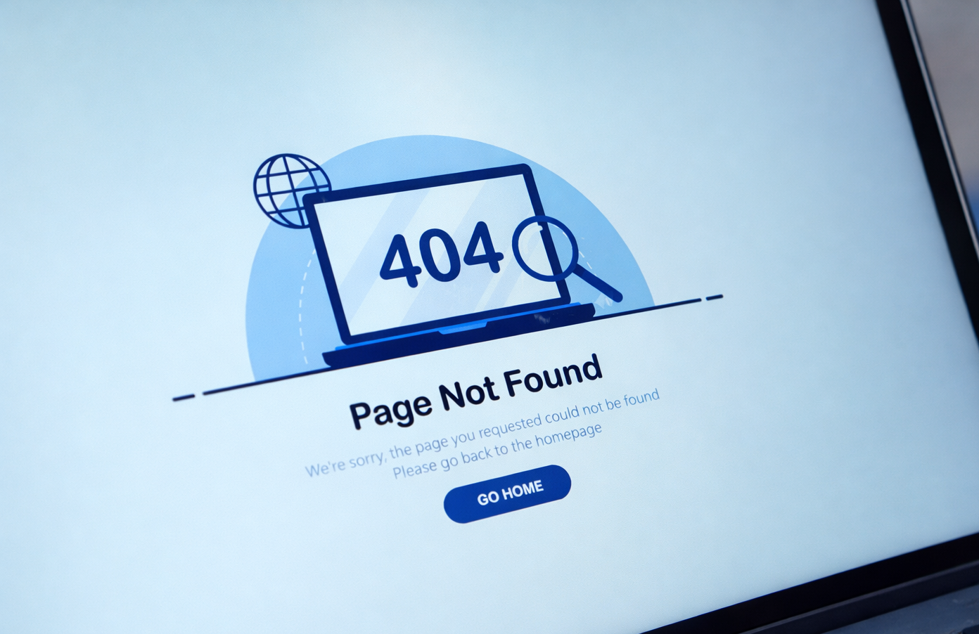 404 Page Not Found Error on Website